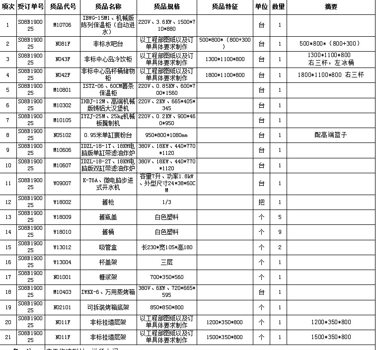 漢堡店全套設備